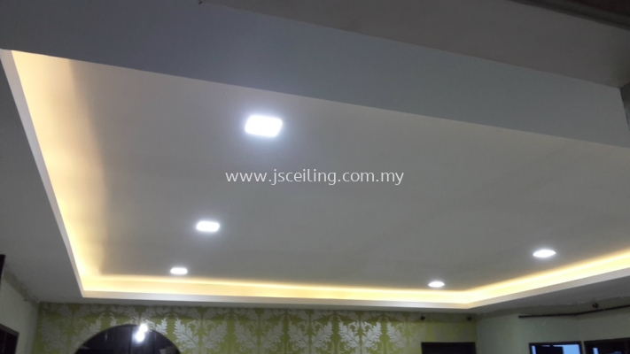 Plaster Siling Taman  Perling