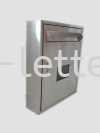 Stainless Steel Window Mail Box Letter Box - Single Unit