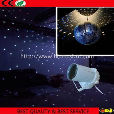 N-X019 LED White spotlight mirror ball light