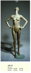 451004SV - FEMALE FIBER MANNEQUIN G.SILVER (CFWW-320) Female Abstract MANNEQUINS