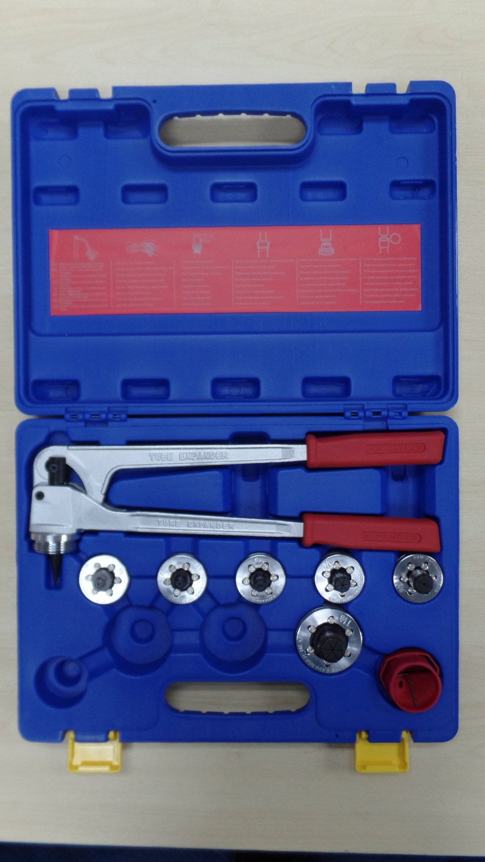 P&M CT-100B Lever Tube Expander Tool Kits (O.D. 3/8",1/2",5/8",3/4",7/8", & 1-1/8")