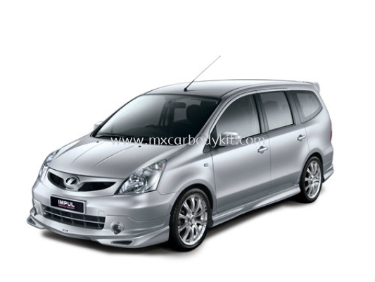 NISSAN LIVINA 2011 IMPUL 2 BODY KIT + SPOILER 