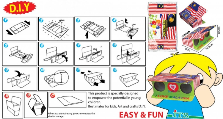 ITM-010 D.I.Y Merdeka Binocular (40pcs)