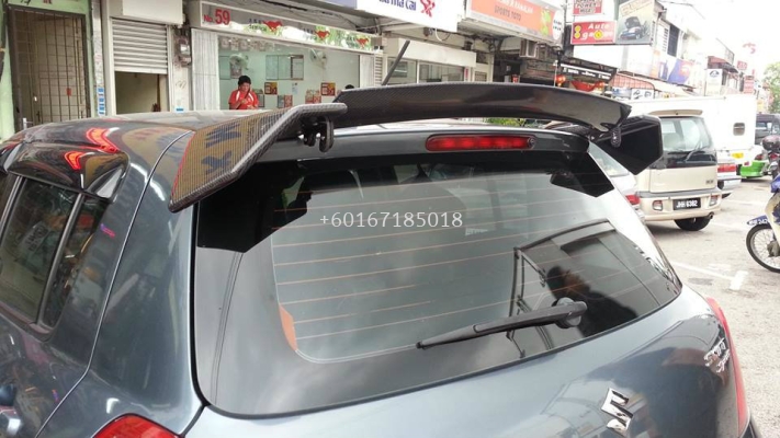 suzuki swift zc craft style spoiler for swift add on upgrade craft style performance look frp material new set 