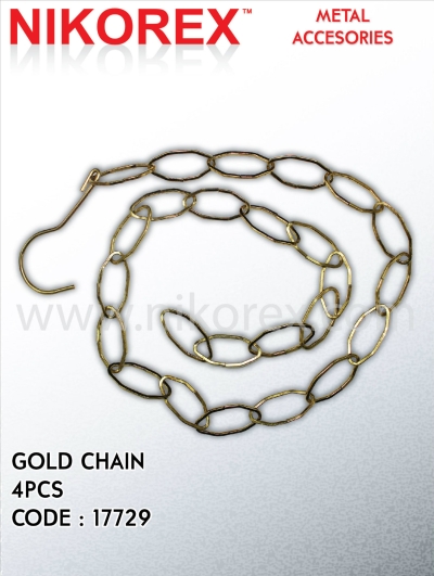 780804 - GOLD CHAIN (4PCS)