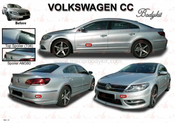 VOLKSWAGEN CC AM STYLE BODYKIT + SPOILER