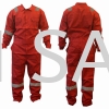100% Cotton Coverall Red Coverall Protective Clothing