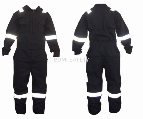 100% Cotton Coverall Navy Blue