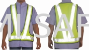 Executive V-Vest (Green) Safety Vest Safety Vest / Traffic Control