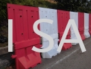 Plastic Road Barrier and Hoarding Traffic Control Safety Vest / Traffic Control