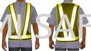 Executive V-Vest (BLACK) Safety Vest Safety Vest / Traffic Control