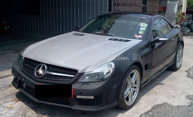 MERCEDES BENZ W230 SL CONVERSION TO FACELIFT AMG DESIGN + SPOILER