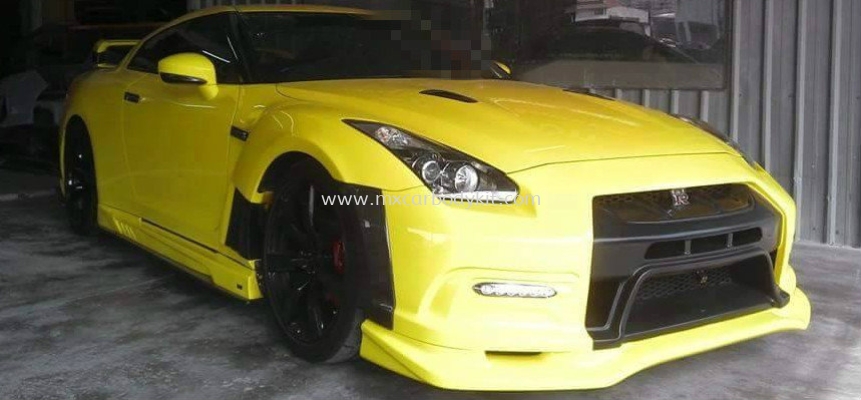 NISSAN SKYLINE GTR R35 2013 VARISSTYLE DESIGN FULL SET BODYKIT + SPOILER