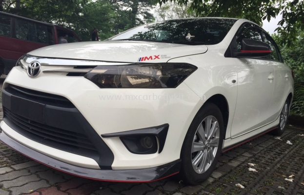 TOYOTA VIOS 2013 CARBON FIBER FRONT BUMPER CANARD