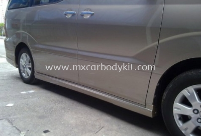 TOYOTA ALPHARD 2002-07 MODELISTA DESIGN SIDE SKIRT