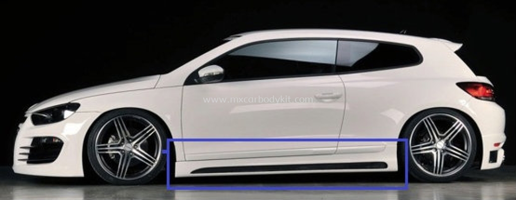 VOLKSWAGEN SCIROCCO 2010 RIEGER DESIGN SIDE SKIRT