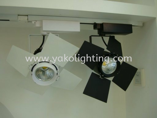 PG-4YE-WH & BK-COB 7W NORMAL  TRACK LIGHT 