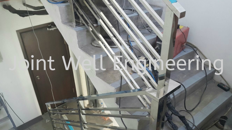 Stainless Steel Stair Handrail Factory and Working