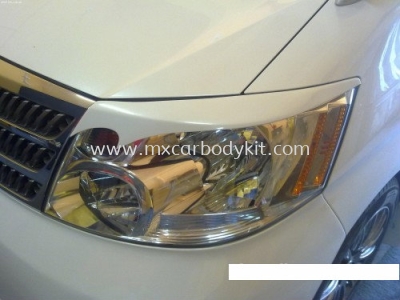 TOYOTA ALPHARD 2002-05 SPORT DESIGN HEAD LAMP EYE LIP