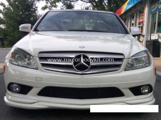 MERCEDES BENZ W204 AMG FRONT BUMPER LIPS