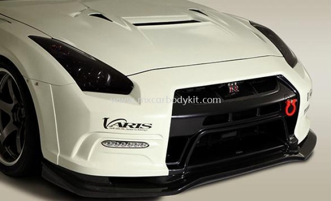 NISSAN SKYLINE GTR35 VERSION STYLE DESIGN FRONT BUMPER LIPS