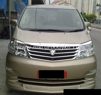 TOYOTA ALPHARD 2005-07 MODELISTA DESIGN FRONT SKIRT