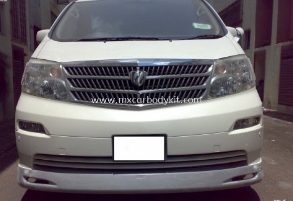 TOYOTA ALPHARD 2002-04 LX DESIGN FRONT SKIRT