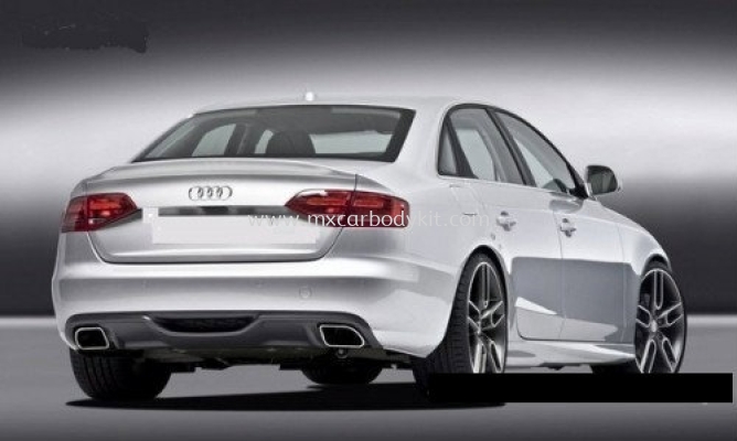 AUDI A4 B8 2008 CARACTERE / STYLE DESIGN REAR DIFFUSER