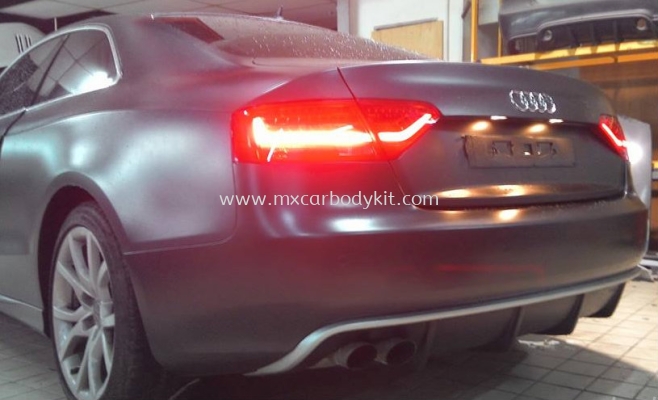 AUDI A5 B8 2012 CARACTERE STYLE DESIGN REAR DIFFUSER