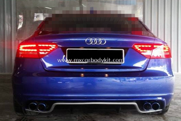 AUDI A5 B8 2008-12 RIEGER II REAR BUMPER DIFFUSER