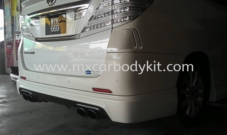 TOYOTA VELLFIRE / ALPHARD 2012 Z-G TOP LINE REAR SKIRT VELLFIRE 20 2008 - 2014 TOYOTA