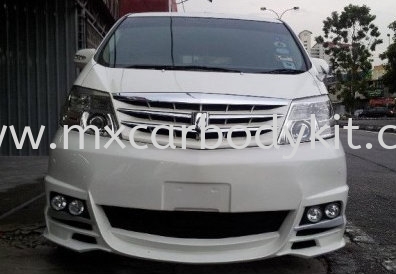 TOYOTA ALPHARD 2005-07 BLACK BISON FRONT BUMPER ALPHARD 10 2002 - 2007  TOYOTA