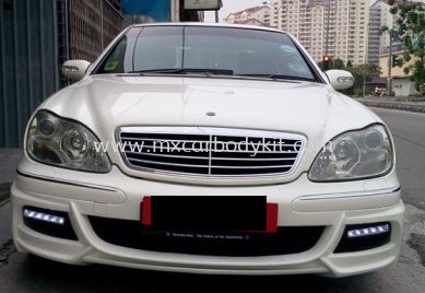 MERCEDES BENZ W220 BLACK BISONSTYLE FRONT BUMPER