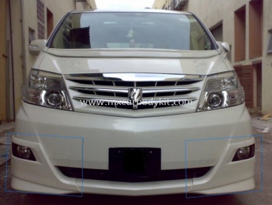 TOYOTA ALPHARD 2006 TRD DESIGN FRONT BUMPER COVER