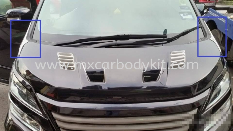 TOYOTA VELLFIRE 2008-12 J-EMOTION DESIGN BONNET CENTRE SPOILER VELLFIRE 20 2008 - 2014 TOYOTA