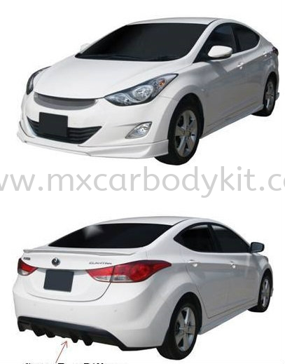 HYUNDAI ELANTRA 2012 M/S BODYKIT + SPOILER ELANTRA 2012 HYUNDAI