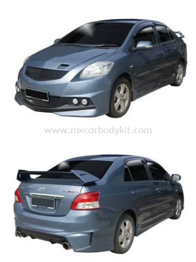 TOYOTA VIOS 2007 GALAXY X BODYKIT + SPOILER