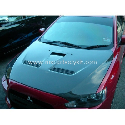 MITSUBISHI LANCER EVO X BONNET CARBON FIBRE