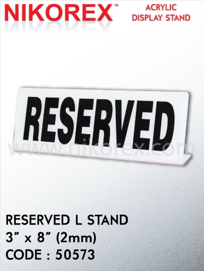 50573-RESERVED L STAND-3"X8" (2MM)