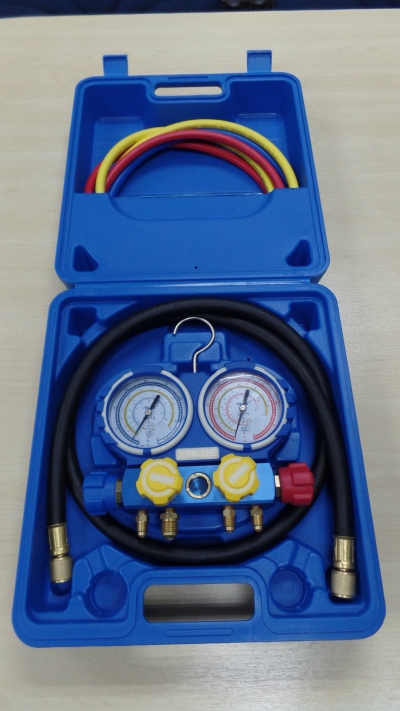 VALUE VMG-4-R410A (R410A/407C/R22/R134A) 4-WAY MANIFOLD GAUGE