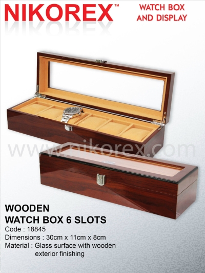 573001 - WATCH ORGANIZER 6 COLUMNS