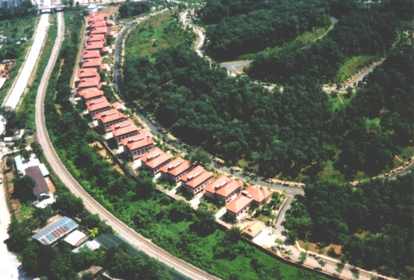 General View to Gita Bayu-One Hundred Units of Double or Three Storey Town House