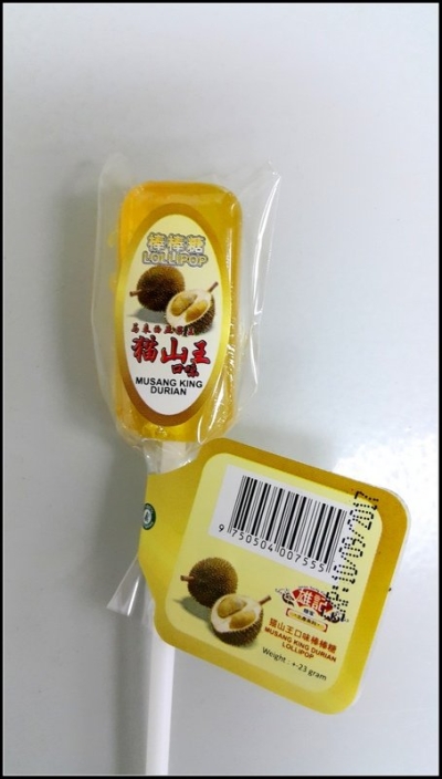 Musang King Durian Lollipop