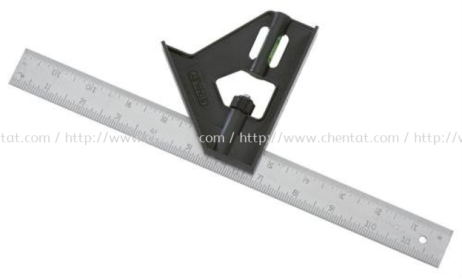 46-012 - 12" Plastic Handle Combination Square (English)