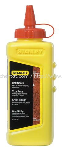 47-804 - 8 oz. Red Chalk Refill 47-804 - 8 oz. Red Chalk Refill Measuring / Layout Tools Stanley