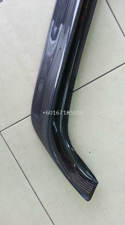 honda jazz 2013 rs bumper lip takero carbon