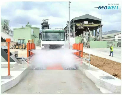 Truck Wheel Wash Machine For Construction Site.