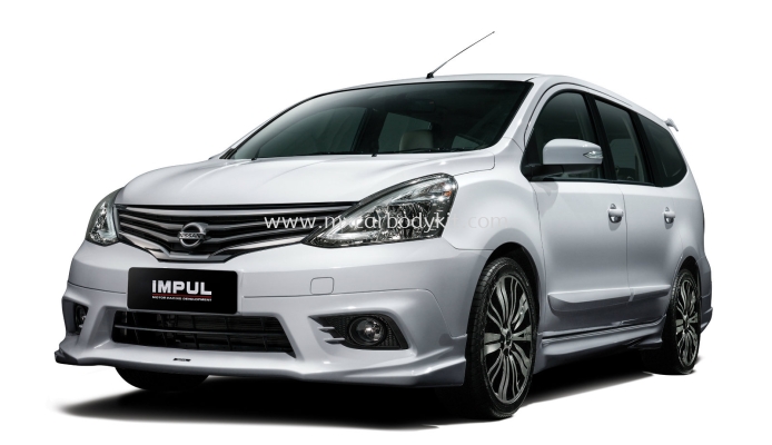 NISSAN LIVINA 2013 FACELIFT IMPUL 3 BODY KIT + SPOILER 