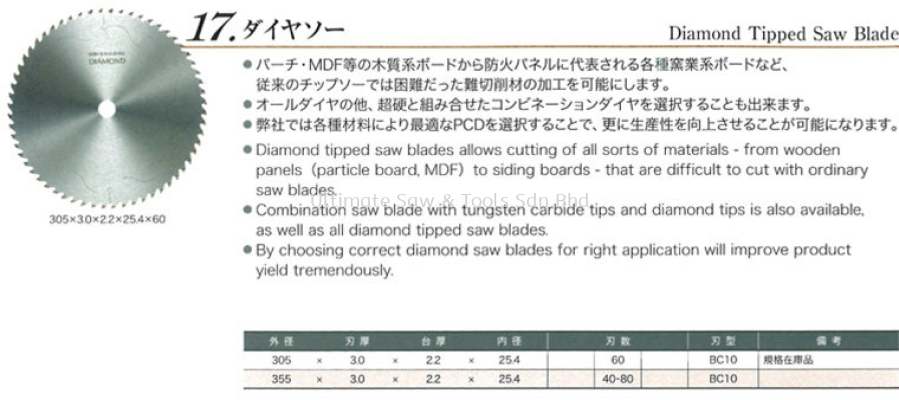 Diamond Tipped Saw Blade