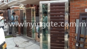 WAE 1753 Stainless Steel Folding Gate and Aluminum Plate